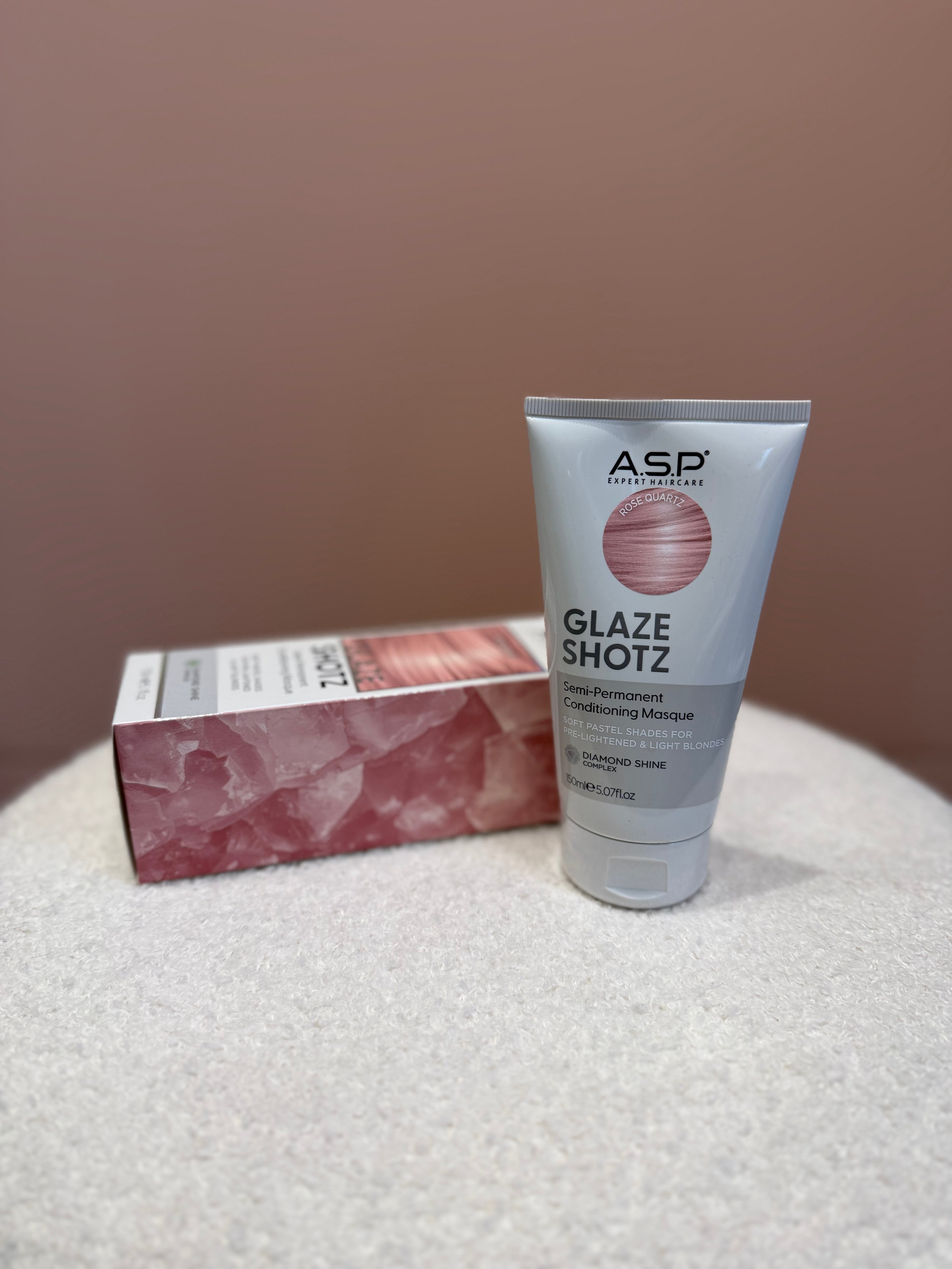 Glaze shots rose quartz